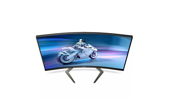 TFT 31.5" Philips 32M1C5500VL, QHD, VA, вигнутий, 165Hz, 1ms, 2хHDMI, DP, чорний - 573425