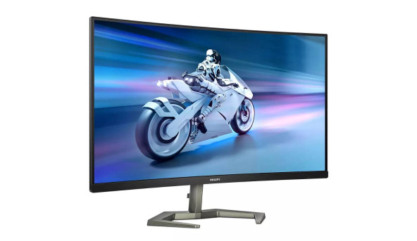 TFT 31.5" Philips 32M1C5500VL, QHD, VA, вигнутий, 165Hz, 1ms, 2хHDMI, DP, чорний - 573425