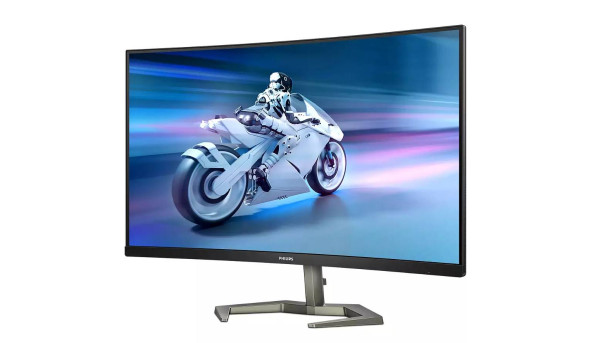 TFT 31.5" Philips 32M1C5500VL, QHD, VA, вигнутий, 165Hz, 1ms, 2хHDMI, DP, чорний - 573425