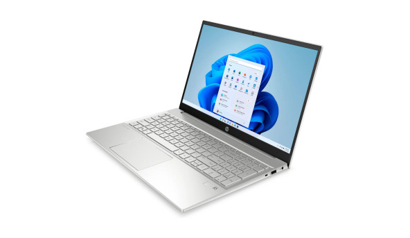 HP Pavilion 15-eg2037ua 15.6" FHD IPS, 250n/i5-1235U (4.4)/8Gb/SSD512Gb/Int IrX/Підсв/DOS/Сріблястий - 573452