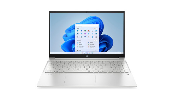 HP Pavilion 15-eg2037ua 15.6" FHD IPS, 250n/i5-1235U (4.4)/8Gb/SSD512Gb/Int IrX/Підсв/DOS/Сріблястий