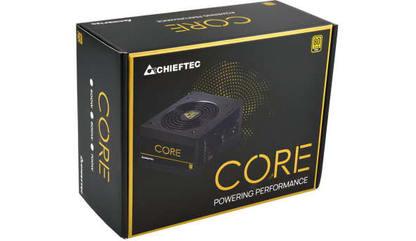 БЖ 700W Chieftec CORE BBS-700S 120 mm, 80+ GOLD, Retail Box - 573475