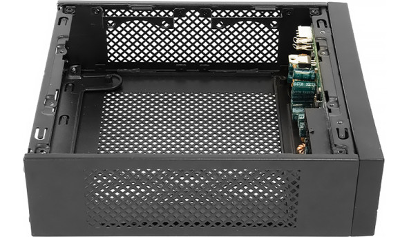 Корпус Chieftec COMPACT IX-01B-OP miniITX, без БЖ, SLIM FF - 573484