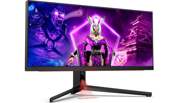 TFT 34" AOC AGON AG344UXM, WQHD, IPS, MiniLED, 170Гц, 1мс, 2xHDMI, 2xDP, USB-C, USB-hub, HAS, кол - 573513