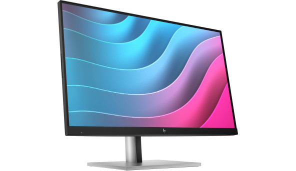 TFT 23.8" HP E24 G5, FHD, IPS, 75 Hz, HDMI, DP, USB-hub, HAS, Pivot, чорний зі срібним - 573517
