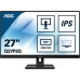 TFT 27" AOC Q27P2Q, IPS, QHD, D-Sub, HDMI, DP, USB 3.2, Pivot, колонки, чорний