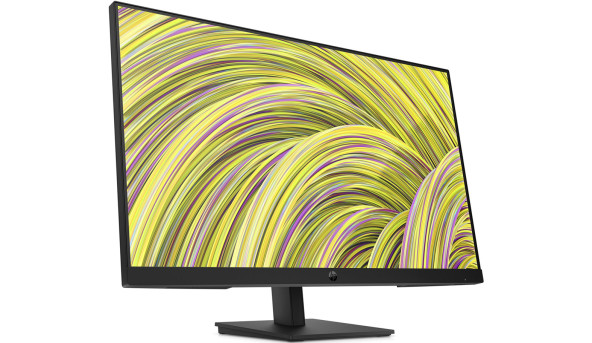 TFT 27" HP P27h G5, IPS, 75Hz, HDMI, DP, VGA, HAS, колонки, чорний - 573606