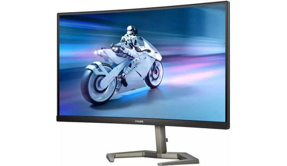 TFT 27" Philips 27M1C5200W, VA, вигнутий, 240Hz, 0,5 ms, 2xHDMI, DP, HAS, сірий - 573687