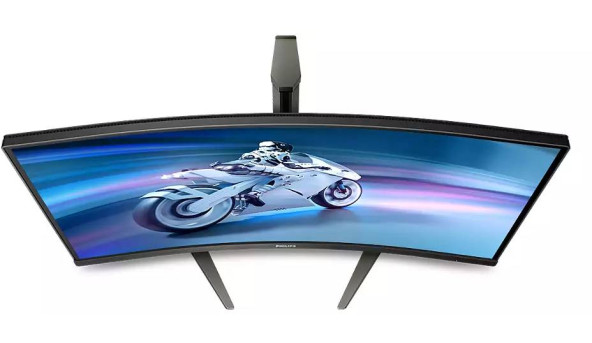 TFT 27" Philips 27M1C5200W, VA, вигнутий, 240Hz, 0,5 ms, 2xHDMI, DP, HAS, сірий - 573687