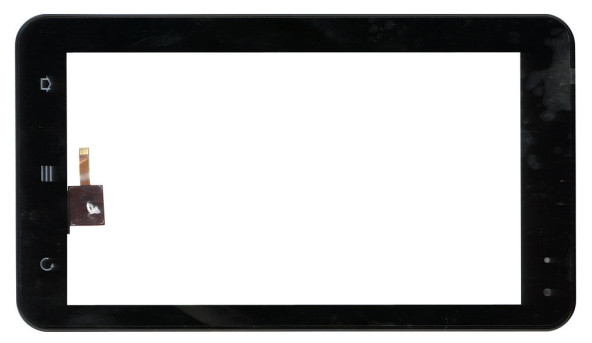 Тачскрін (Сенсорне скло) для планшета ZTE V9 чорний з рамкою