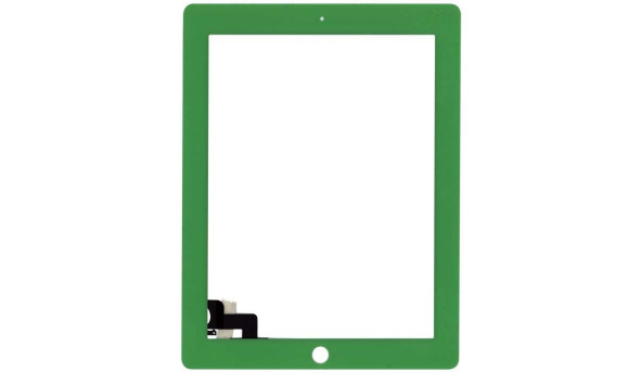 Тачскрин (Сенсорное стекло) для планшета Apple iPad 2 A1395, A1396, A1397 зеленый