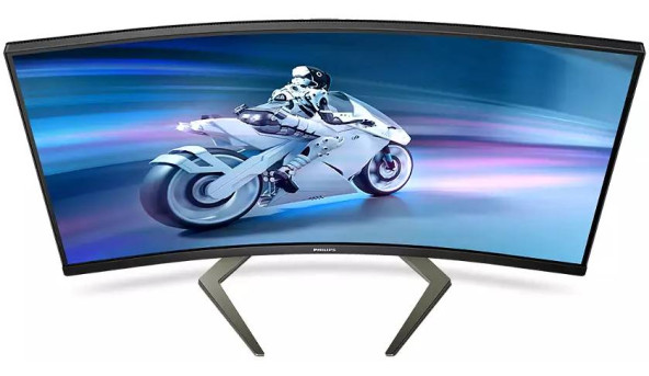 TFT 31,5" Philips 32M1C5200W, VA, 240 Hz, 0,5ms, вигнутий, 2xHDMI, DP, HAS, сірий - 573724