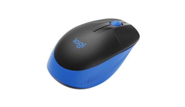 Мишка Logitech M190 бездротова, Full size, Blue - 573875