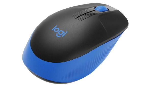 Мишка Logitech M190 бездротова, Full size, Blue - 573875