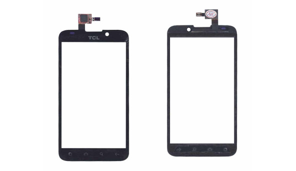 Тачскрін (Сенсорне скло) для смартфона Alcatel OneTouch 995 чорне