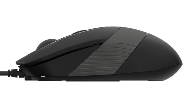 Мишка A4-Tech Fstyler FM10S, 4 кн., 1600 dpi, безшумна, USB, чорно-сіра - 573918