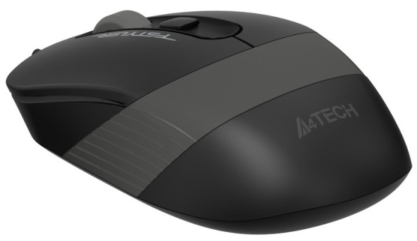 Мишка A4-Tech Fstyler FM10S, 4 кн., 1600 dpi, безшумна, USB, чорно-сіра - 573918