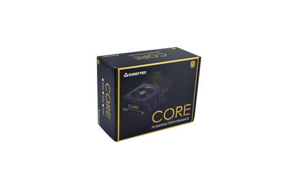 БЖ 600W Chieftec CORE BBS-600S 120 mm, 80+ GOLD, Retail Box - 573972