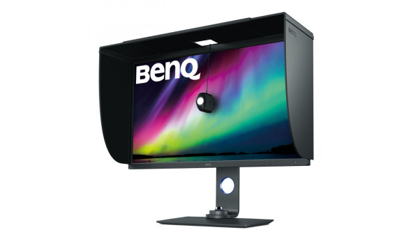 TFT 32" BenQ SW321C, IPS, 4K, 99% Adobe RGB, HDMI, DP, USB Type-C, USB хаб, Card Reader, сірий - 574014