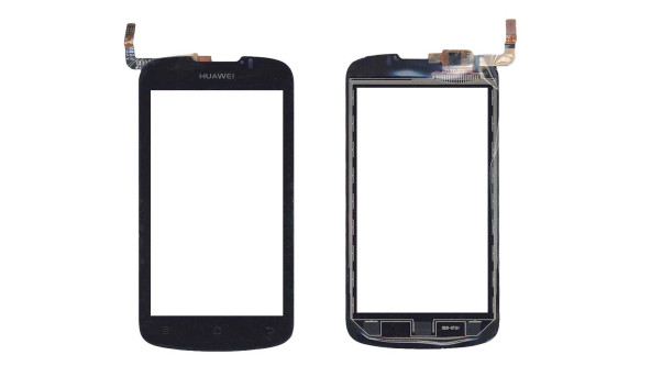 Тачскрін (Сенсорне скло) для смартфона Huawei Ascend G300 з рамкою сірий