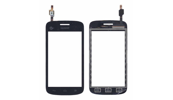 Тачскрін (Сенсорне скло) для смартфона Huawei Ascend Y310 чорний