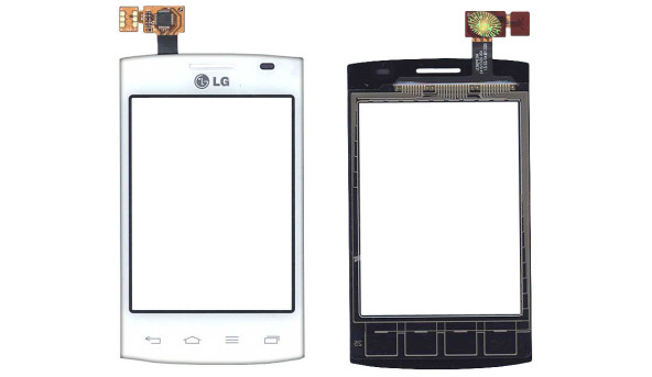 Тачскрін (Сенсорне скло) для смартфона LG Optimus L1 II E410 білий