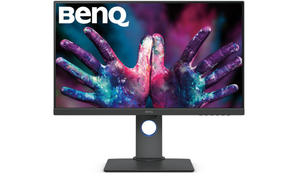 TFT 27" BenQ PD2700U, IPS, 4K UHD, HDMI, DP, mDP, USB, Pivot, колонки, темно сірий - 574182
