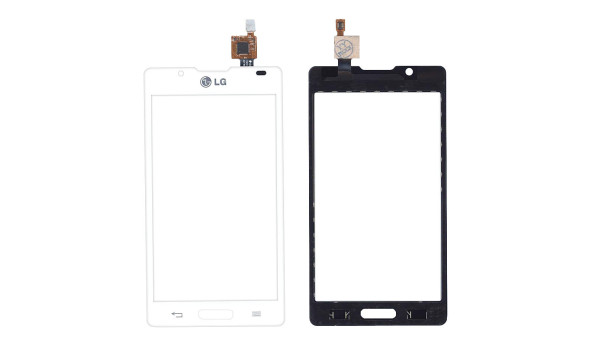 Тачскрін (Сенсорне скло) для смартфона LG Optimus L7 II P713 біле