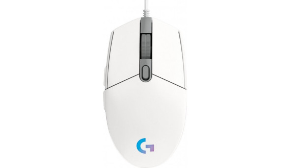 Мишка Logitech G102 Lightsync USB біла - 574191