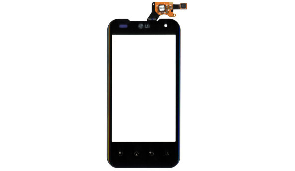 Тачскрін (Сенсорне скло) для смартфона LG P990 Optimus 2X чорний