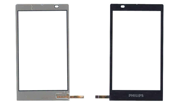 Тачскрін (Сенсорне скло) для смартфона Philips Xenium X809 чорний