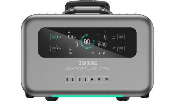 Зарядна станція Zendure SuperBase Pro1500 Black (1440 Вт/г) 2000Вт UPS LiFePo4 WIFI/BT