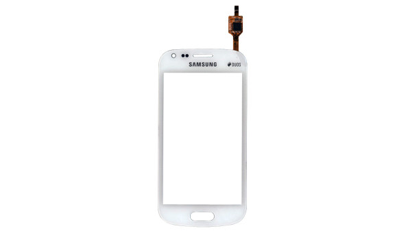 Тачскрін (Сенсорне скло) для смартфона Samsung Galaxy S Duos S7562 білий