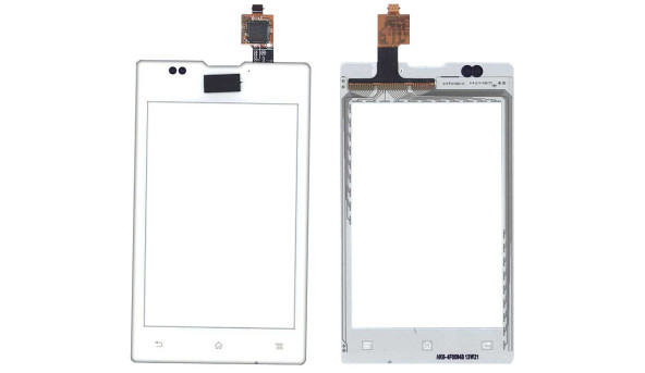 Тачскрін (Сенсорне скло) для смартфона Sony Xperia E/E Dual C1505, C1605 білий