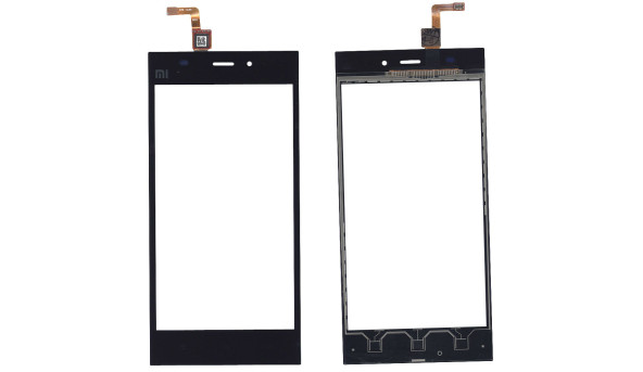 Тачскрін (Сенсорне скло) для смартфона Xiaomi Mi-3 чорний