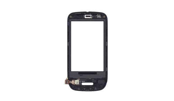 Тачскрин (Сенсорное стекло) для смартфона Huawei U8510 Ideos X3 c рамкой черный