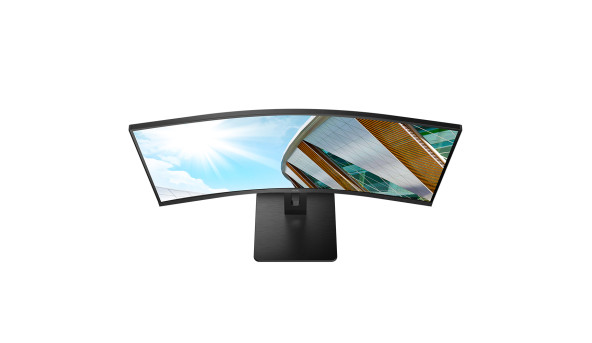 TFT 34" AOC CU34P2C, WQHD, VA, 100Гц, вигнутий, DP, HDMI, USB-C, USB, колонки, чорний - 574444