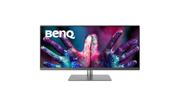 TFT 34" BenQ PD3420Q, IPS, WQHD, 2 x HDMI, DP, USB-C, USB-hub, HAS, колонки, темно-сірий - 574469