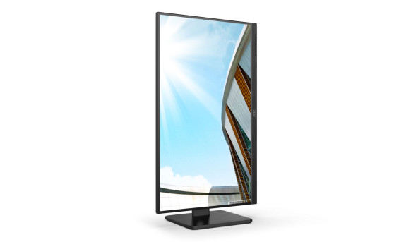 TFT 27" AOC Q27P2CA, IPS, QHD, HDMI, DP, USB-C, USB-hub, HAS, колонки, чорний - 574474