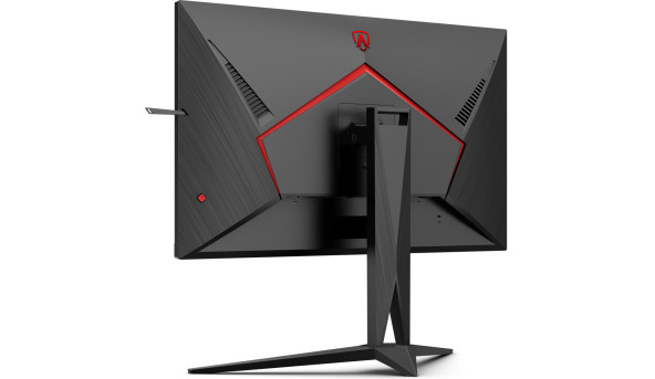 TFT 27" AOC AGON AG275QZ/EU, QHD, IPS, 270Гц, 0,5мс, 2x HDMI, 2x DP, USB-hub, HAS, Pivot, чорно-черв - 574534