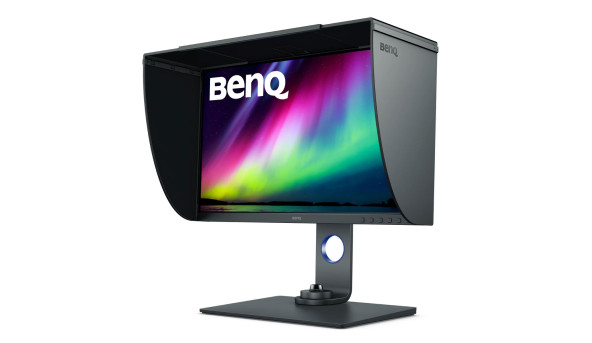 TFT 27" BenQ SW270C, IPS, QHD, 99% Adobe RGB, HDMIx2, DP, USB-C, USB хаб, Card Reader, темно-сірий - 574610