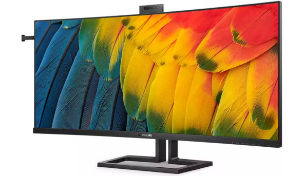 TFT 40" Philips 40B1U6903CH, 5K UHD, IPS, 75Гц, вигн, 2хHDMI, DP, USB-С, RJ-45, USB-hub, cam, HAS - 574669