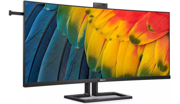 TFT 40" Philips 40B1U6903CH, 5K UHD, IPS, 75Гц, вигн, 2хHDMI, DP, USB-С, RJ-45, USB-hub, cam, HAS - 574669