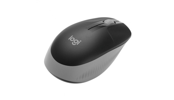 Мишка Logitech M190 бездротова, Full size, Mid Grey - 574765