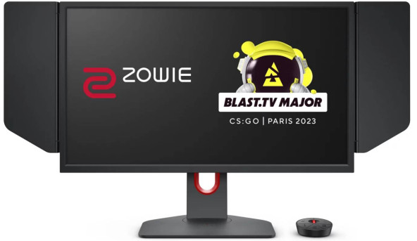 TFT 24.5" BenQ ZOWIE XL2566K, 360Гц, HDMI 2.0 x2, DP 1.2, DyAc™, HAS, Pivot, темно-сірий