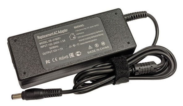 Блок живлення для монітора і телевізора 84 Вт 12 В 7 A 5.5x2.5mm GDT-1207 REPLACEMENT