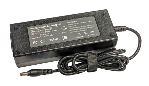Блок живлення для монітора і телевізора 120 Вт 12 В 10A 5.5x2.5mm 3892A300 REPLACEMENT