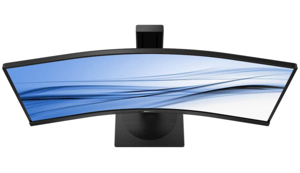 TFT 34" Philips 346B1C, VA, 3440 x 1440, USB-C, HDMI, DP, RJ45, колонки, чорний - 575028