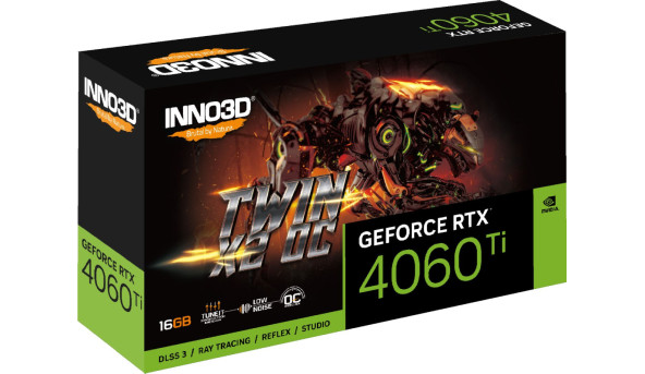 GeForce RTX4060 Ti Inno3D TWIN X2 OC, 16GB GDDR6, 128bit, PCI Express 4.0 X8