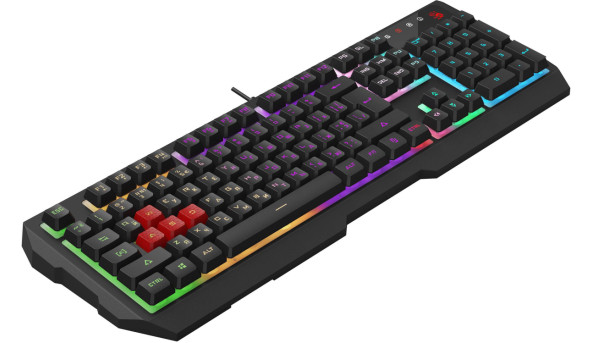 Клавіатура ігрова механічна A4-Tech B140N Bloody, USB чорна - 575238